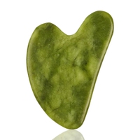 Ensemble de rouleaux de jade naturel SYMLM, grattoir corporel en cristal blanc, masseur facial, pierre Gua Sha pour les yeux et le cou, blanchissant, haute qualité, personnalisé