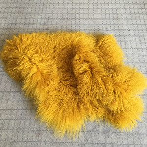White Long <strong>Curly</strong> Hair Sheepskin Real <strong>Lamb</strong> <strong>Fur</strong> - Product Image 6
