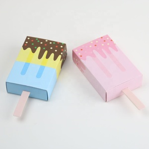 Ice Cream Paper Chocolate Box Packaging Wedding Candy Favor Gifts Box