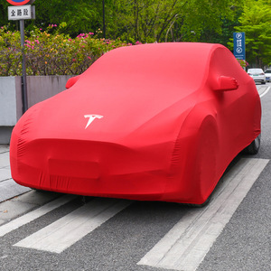 Housse de voiture personnalisée avec logo, tissu doux de haute qualité, finition brillante, anti-poussière, anti-rayures, protection UV - Product Image 4