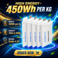 Batteries LiPo en pochette Leadyo 450Wh/kg à semi-conducteurs solides 3.7V 25000mAh à taux de décharge élevé et densité énergétique élevée pour FPV, UAV et applications agricoles