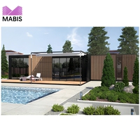 Maisonnette préfabriquée en acier léger galvanisé, design modulaire de luxe pour villa de villégiature résidentielle
