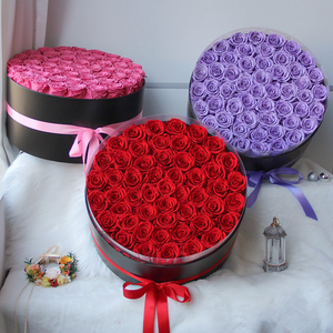 Cadeaux pour la Saint-Valentin, la fête des mères, Noël, Thanksgiving, roses éternelles préservées, longue durée (3-5 ans), vente en gros en boîte - Product Image 5
