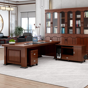 Escritorio Ejecutivo Moderno con Gabinete de Almacenamiento para Gerentes y Espacios de Trabajo Ejecutivos - Product Image 3