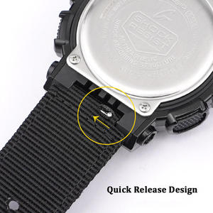 Bracelets de montre en toile de nylon 16 mm 18 mm pour <span class=keywords><strong>Casio</strong></span> GA2100 GA110 GM110 <span class=keywords><strong>GM2100</strong></span> GA900 AQ-S810 Série 5600 - Product Image 5