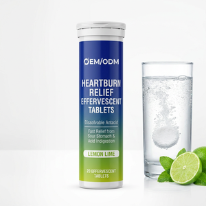 Comprimés effervescents pour le soin de l'<span class=keywords><strong>estomac</strong></span>, marque privée OEM/ODM, équilibre <span class=keywords><strong>acide</strong></span>, confort digestif, supplément antacide <span class=keywords><strong>naturel</strong></span> - Product Image 2