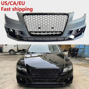 Envío Gratis: Kit de Carrocería Estilo RS4 B9 para Audi <span class=keywords><strong>A4</strong></span> S4 B8 2008-2012, Parachoques Delantero con Rejilla, Actualización Facelift - Product Image 1