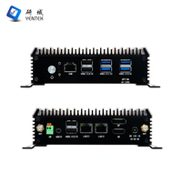Mini PC Industrial Sin Ventilador Intel Core I5-8265U 8G LPDDR3 Doble LAN Puerto de Consola HD DP 4K Pantalla Dual Computadora Integrada