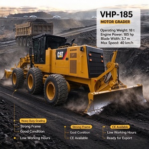 Motoniveladora CAT VHP-185 Original de Good Health, 18 Toneladas, Usada, en Shanghái - Product Image 1