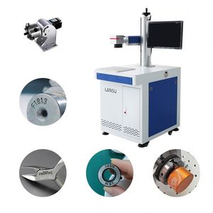 Nouvelle machine de gravure et de marquage au laser à fibre pour bijoux 20W-100W, compatible DXF, configuration de table - Product Image 1