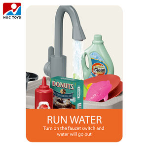 Gioco di simulazione elettrica spray per bambini tavolo da cucina giocattolo da cucina set di stoviglie da cucina giocattoli da cucina piccolo <span class=keywords><strong>chef</strong></span> - Product Image 2