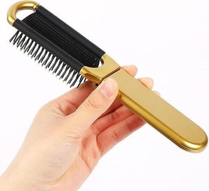 Venta al por mayor de nuevo diseño de espejo plegable <span class=keywords><strong>con</strong></span> peine de viaje de bolsillo Mini cepillo de pelo plegable <span class=keywords><strong>con</strong></span> espejo de <span class=keywords><strong>maquillaje</strong></span> peine - Product Image 6