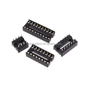 Conector IC Estándar Nelcom DIP-8 de 6/8/14/16/20/24/28/32/40 pines, DIP-14, DIP-16, DIP-28P, DIP-40 - Product Image 1