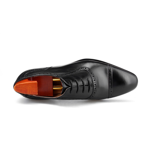 ALF8-NS58 scarpe da sera in vera pelle Oxford fatte a mano da uomo - Product Image 6