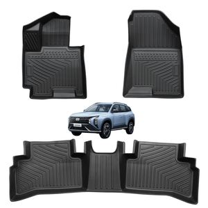 Alfombrillas de Coche 3D/5D de TPE para Todo Clima, Resistentes al Desgaste, Antideslizantes, Impermeables, Juego Completo, Ecológicas para <span class=keywords><strong>Tucson</strong></span> - Product Image 1