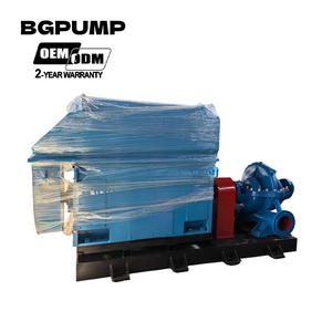 Pompa ad alta pressione orizzontale elettrica doppia aspirazione grande flusso pompa acqua irrigazione agricoltura Modulare industriale centrifuga - Product Image 1