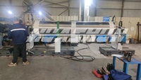 Machine d'équilibrage professionnelle à entraînement par courroie HUASHUN pour souffleur, haute précision