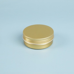 Boîtes en métal doré de 30 ml, boîtes en métal rondes, contenants en métal pour baume à lèvres - Product Image 1