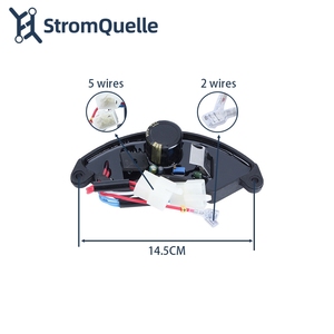 Generador diésel de gasolina de 7 cables trifásico de 8-10kw, regulador de voltaje automático AVR, accesorios para generador de 168F <span class=keywords><strong>GX160</strong></span> - Product Image 2