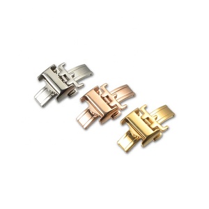 12mm 14mm 16mm 18mm hebilla de Metal banda de reloj mariposa broche - Product Image 5