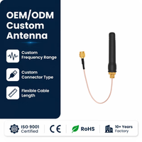 Antena LoRa para Exteriores de 433MHz, 28dBi de Alta Ganancia, Impermeable, Omnidireccional, de ABS con Conector Roscado para IoT Gateway, Compatible con OEM