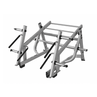 Appareil de musculation à domicile pour squats debout, machine à charge de plaques pour l'exercice des jambes, des cuisses, des hanches et des fessiers, équipement de fitness pour studio