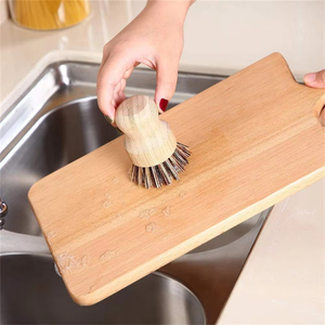 <span class=keywords><strong>Porte</strong></span>-<span class=keywords><strong>savon</strong></span> et brosse de nettoyage en bambou avec poils en <span class=keywords><strong>sisal</strong></span> et chanvre, design moderne et écologique - Product Image 4