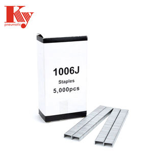 11,2 mm kroon <span class=keywords><strong>1</strong></span>/<span class=keywords><strong>4</strong></span> inch verzinkt roestvrij staal fijne draad nietje meubel bankspeld 10J nietje 1006J - Product Image 4