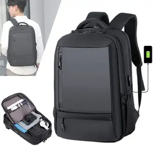 Hot bán không thấm nước bền thiết kế ba lô sac một DOS du lịch thông minh Mens kinh doanh máy tính xách tay trường Ba lô túi với USB sạc