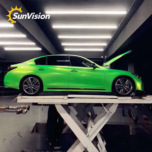 Vinilo autoadhesivo para coche, película de PVC para envolver el coche, color verde, Coral mágico - Product Image 5