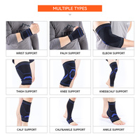 Genouillère de sport LIVEUP en nylon élastique, respirante, fine, protection professionnelle, genouillères de soutien en cuivre noir