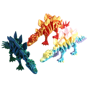 Wanxiong 2025 Nouveau Modèle Créatif de Squelette de Dinosaure Stegosaurus Rex en PLA Imprimé en 3D, Jouet et Décoration d'Intérieur - Product Image 4