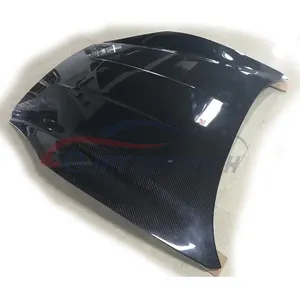 F errari için 430 kuru karbon Fiber Hood Bonnet Bodykit scoop çift yan karbon