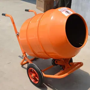 The New Affordable 120L Portable Small Electric Concrete Mixers Cement Mixers For Small Construction And Paving Applications