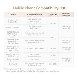 <span class=keywords><strong>Osmo</strong></span> cep 7/7P Gimbal sabitleyici aksesuarları için iPhone Android yerli izleme 3-Axis telefon Gimbal hızlı lansmanı OneTap düzenleme - Product Image 3