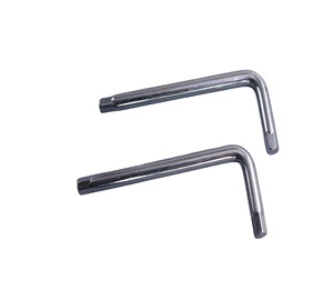 <span class=keywords><strong>Clé</strong></span> hexagonale en L personnalisée OEM, support en L, T8 T10 T20 T25 T30 <span class=keywords><strong>T45</strong></span> T50, revêtement en zinc noir - Product Image 1