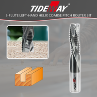Fraiseuse CNC Tideway pour dégrossissage, fraise à 3 dents pour agglomérat et MDF