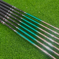 Ensemble de fers de golf en fer doux pressé à chaud, lame compacte, acier graphite, shaft rigide, droitier, pour homme, portable, étanche, écologique