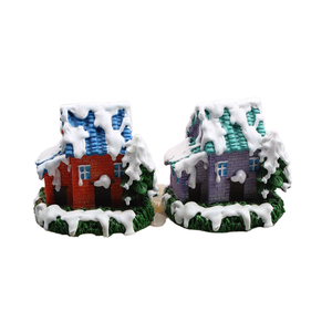 Zakka CASA DE Navidad Micro paisaje adornos de resina casa pequeña maceta de flores suculentas accesorios modelo para amor inspirado en el <span class=keywords><strong>mar</strong></span> - Product Image 2