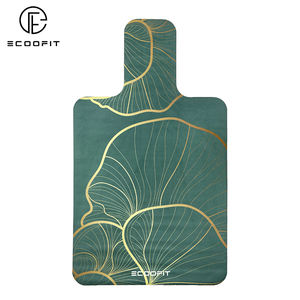 超薄可折叠超细纤维麂皮绿色Marbl OEM/ODM定制印花练习防滑盖普拉提粘性重整塔垫 - Product Image 6