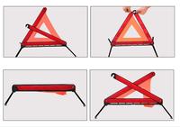 Triangle de sécurité routière homologué DOT, identique à la norme américaine FMVSS 571.125, kit de triangle réfléchissant