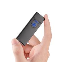 Briquet à double arc coupe-vent de haute qualité Briquet électrique en métal USB rechargeable avec logo personnalisé
