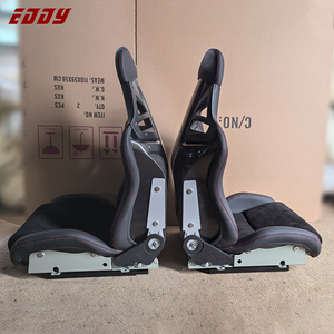 포르쉐 911 997 터보 GT2 GT3 RS 997.1 997.2 탄소 섬유 골격 수정 시트에 대한 EDDY 경량 리클라인 레이싱 시트 - Product Image 1