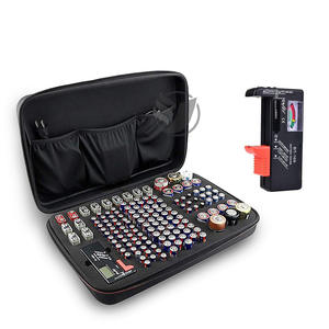 Toptan EVA pil saklama torbaları/kutuları EVA sert fermuar pil daha iyi depolama çözümü ile saklama kutusu seyahat organizatör - Product Image 5
