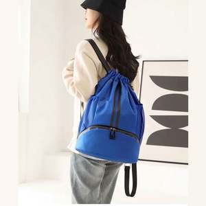 Custom Swimming Marathon Backpack Zipper Portable Oxford Double Shoulder Strap Reusable Dry Wet Separated Shoe Compartment - Product Image 6