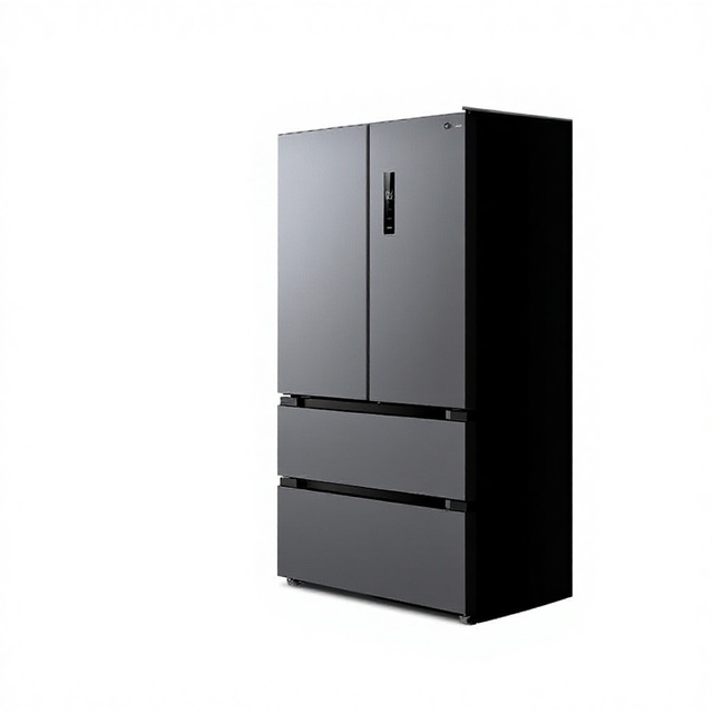 Midea French-Door Four-Door Air Cooling Frost-Free Energy Efficiency Rapid Deodorizing 506L Capacity Refrigerator for Home