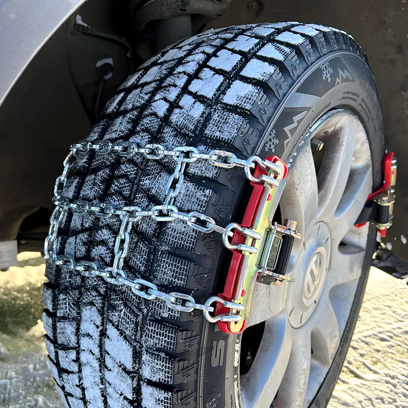 BOHU All Sizes Car Emergency Anti Slip Snow Chain Winter Driving Bolding Tire Chains Alloy Steel Snow Chains