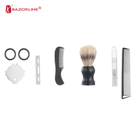Kit d'outils de coupe de cheveux professionnel en acier inoxydable avec ciseaux, peigne et brosse pour débutants et stylistes