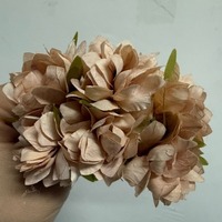 KEWEI 1887 Buket Sutra Murah Kecil Bunga Hydrangea Buatan untuk Dekorasi Taman, Pesta, dan Meja, Perlengkapan Bunga Grosir