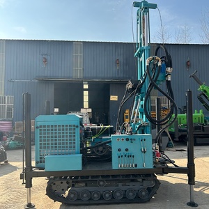 Drill <strong>Rig</strong> Deep Well With Mud Pump 300m Hydraulic Water Well Drilling Machine Crawler Air Compressor Durable for Sale - Product Image 5